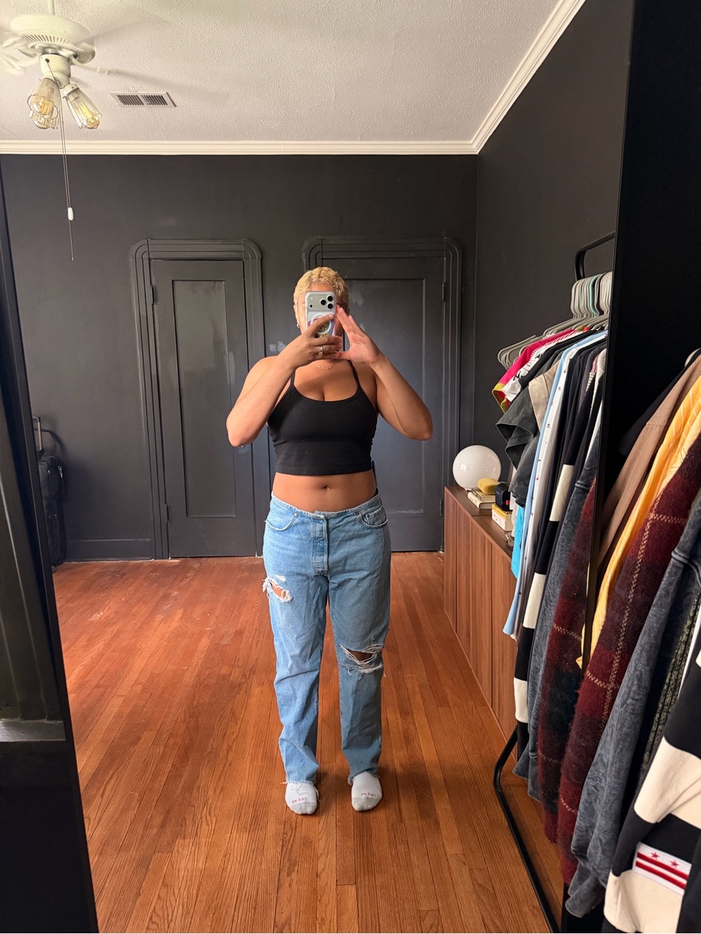Levi low-rise Light Blue Ripped Women’s Jeans
